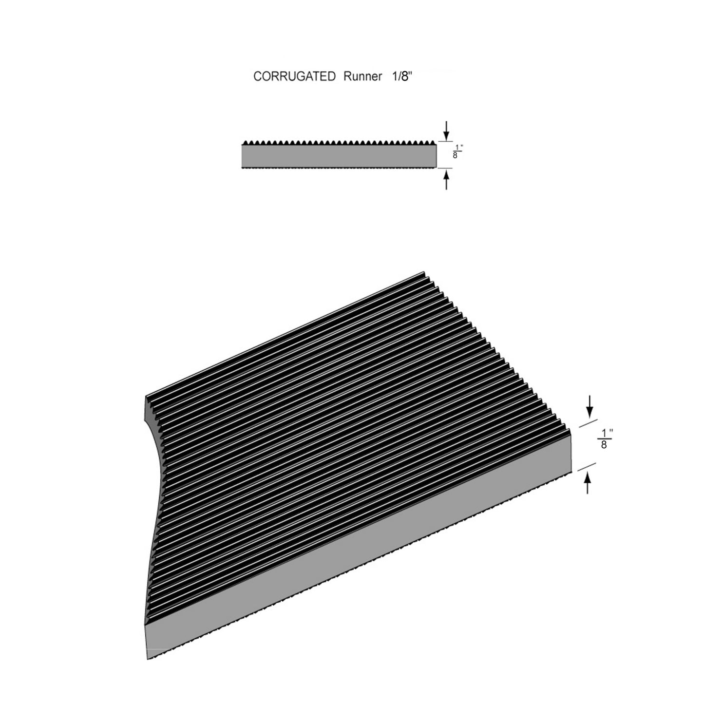 Corrugated Runner