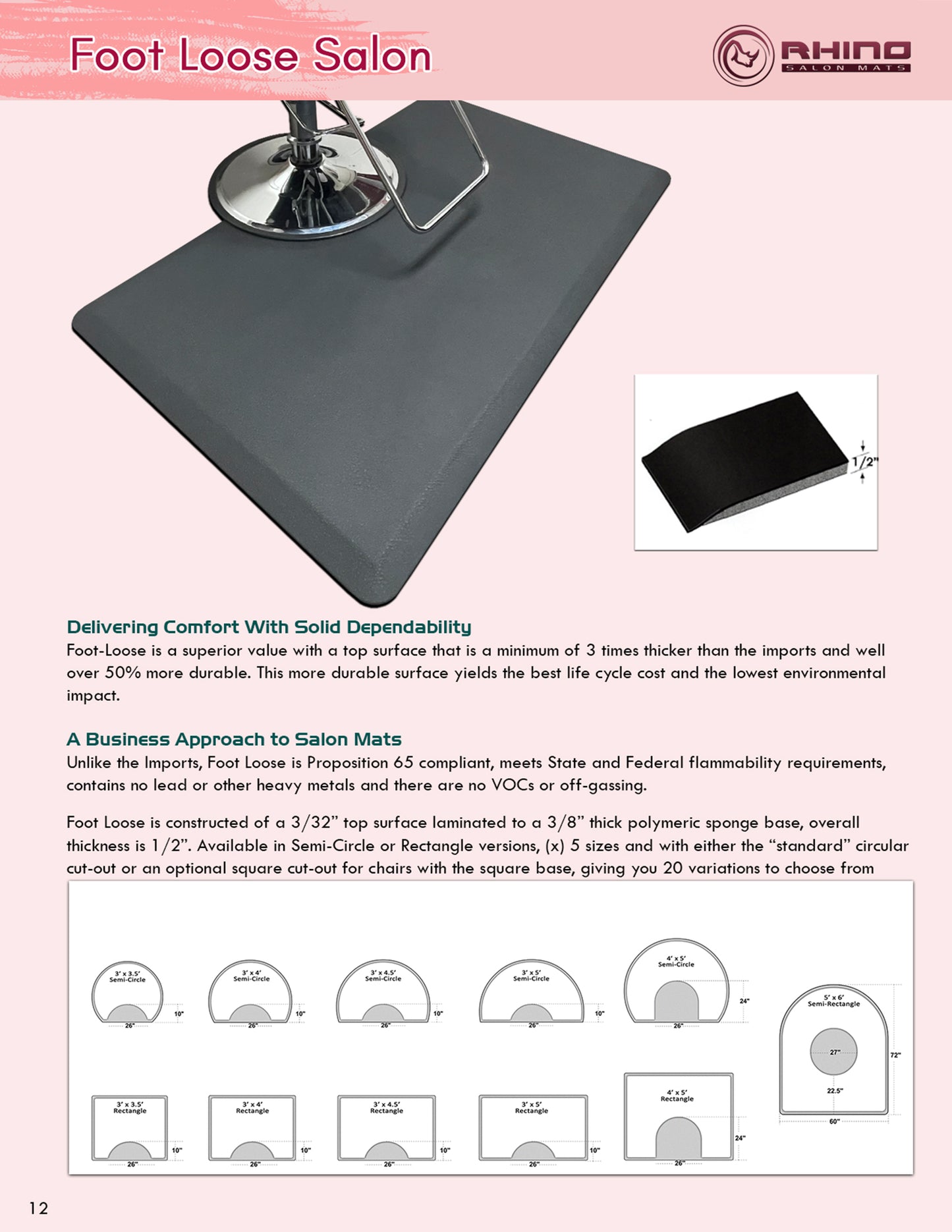 Foot-Loose® Salon Mats