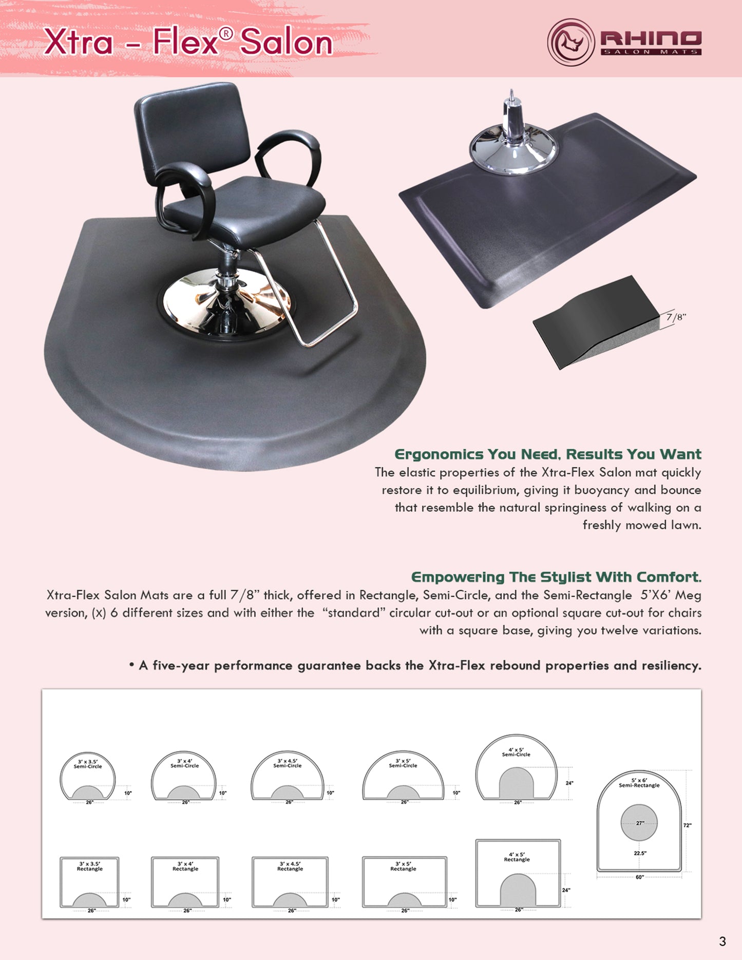 Xtra-Flex Salon Mats