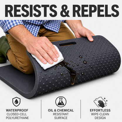 Rodillera industrial de alta resistencia Rhino Knobbed Back Knee Pad®