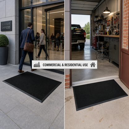 Alfombras de entrada con púas de goma