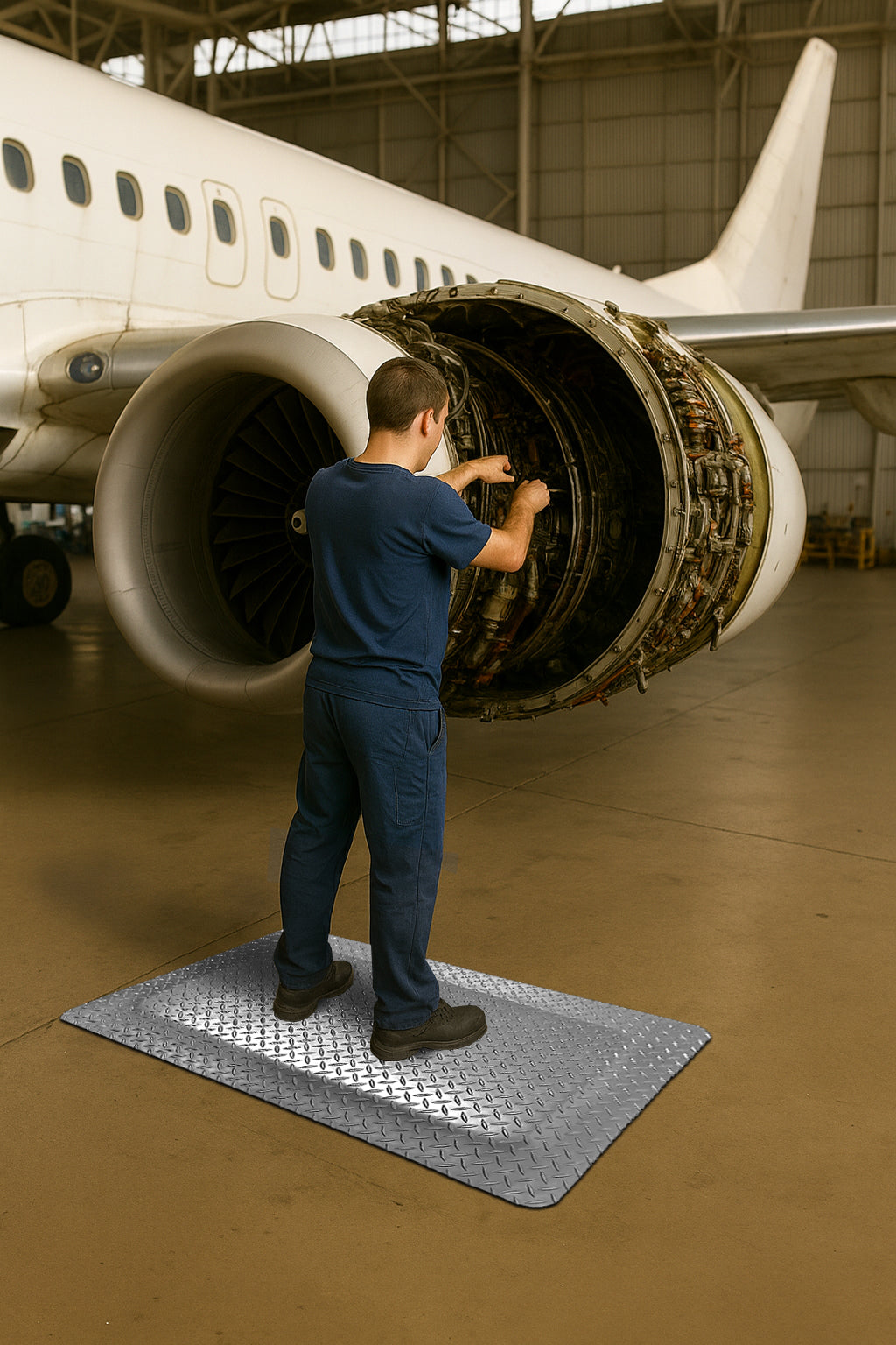 American Classic® Diamond Plate Anti-Fatigue Mat