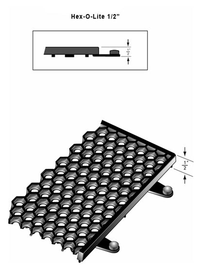 Hex-O-Lite® Drain-Thru