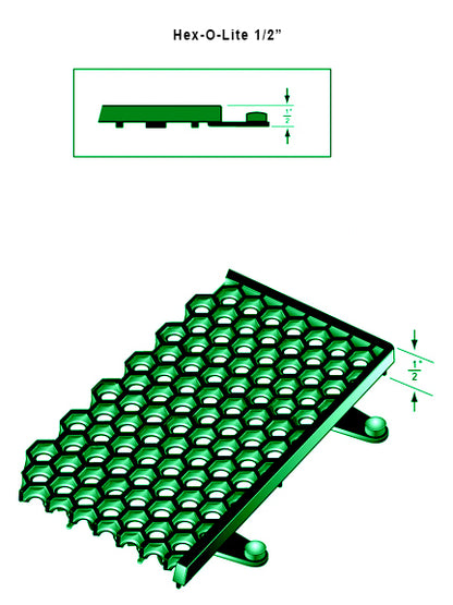 Hex-O-Lite® Drain-Thru