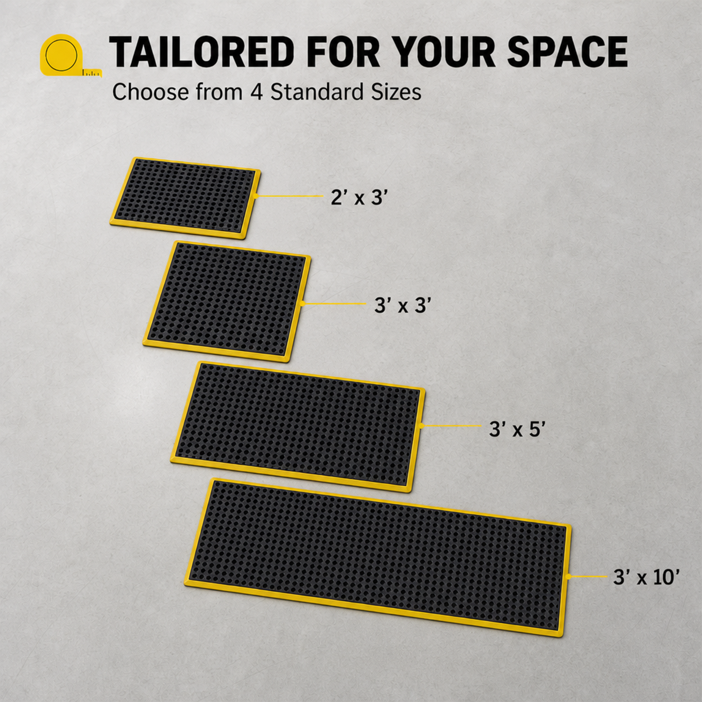 Alfombra de seguridad Drain-Thru S-Series®