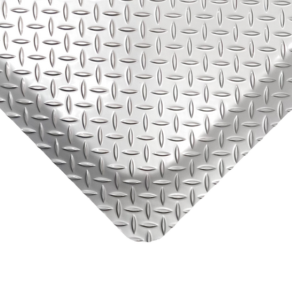 American Classic® Gray Diamond Plate Anti-Fatigue Mat