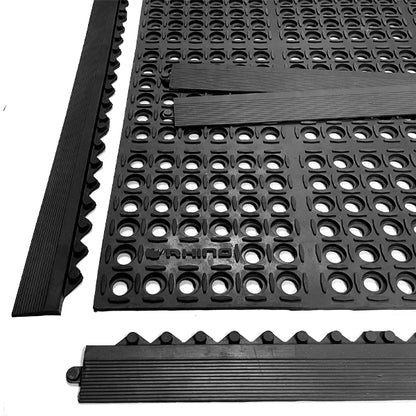 حصائر K-Series® المتشابكة للتصريف (أسود / طيني محروق)