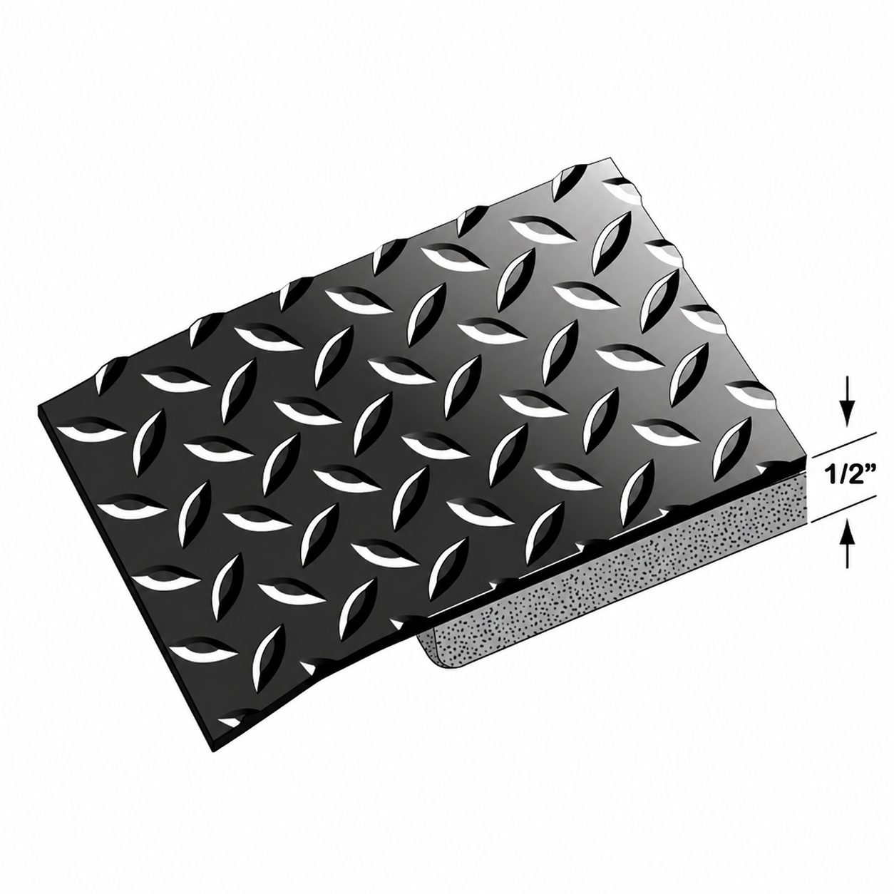 Contract Duty™ Diamond Plate Anti-Fatigue Mat