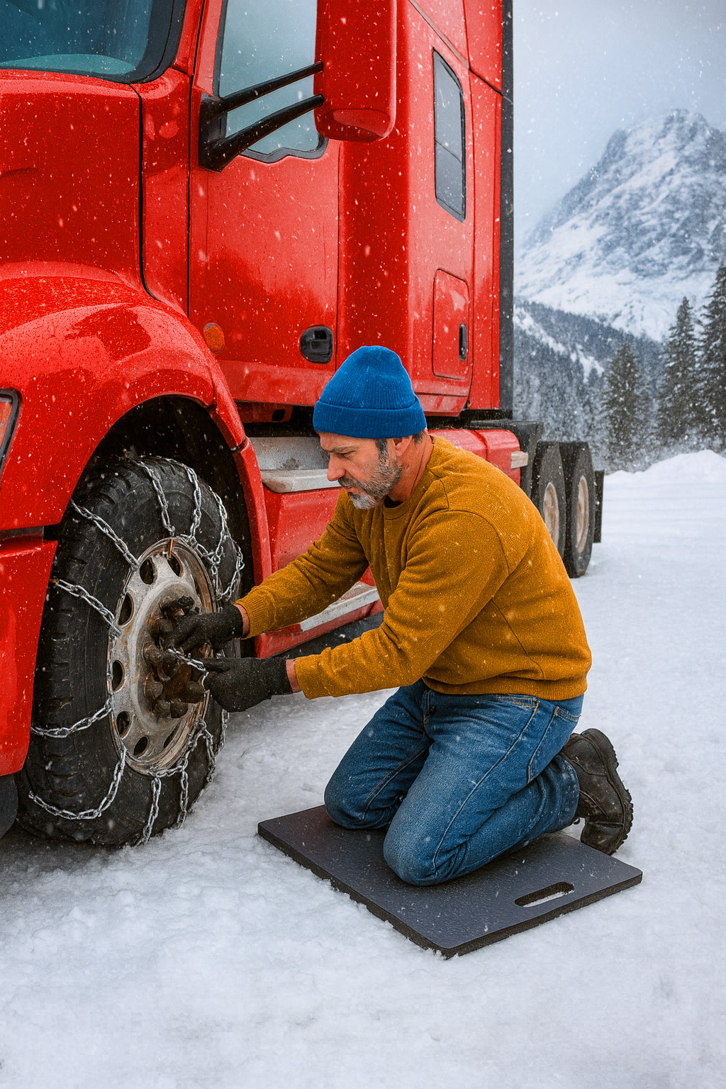 Rhino Knobbed Back Knee Pad® – Heavy-Duty Industrial Kneeling Pad