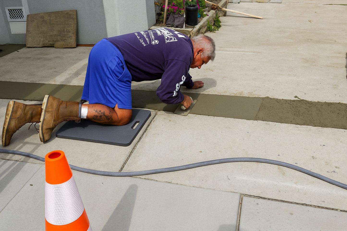 Rhino Knobbed Back Knee Pad® – Heavy-Duty Industrial Kneeling Pad