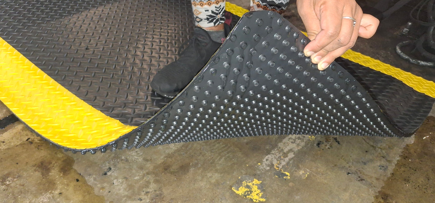 Diamond Plate Knob-Back® Anti Fatigue