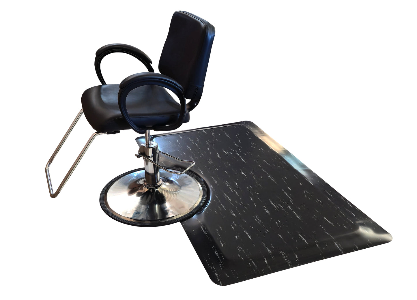 Marbleized Salon Mat