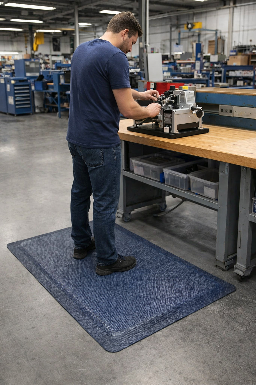 Pyramid Top Knobbed Back Anti-Fatigue