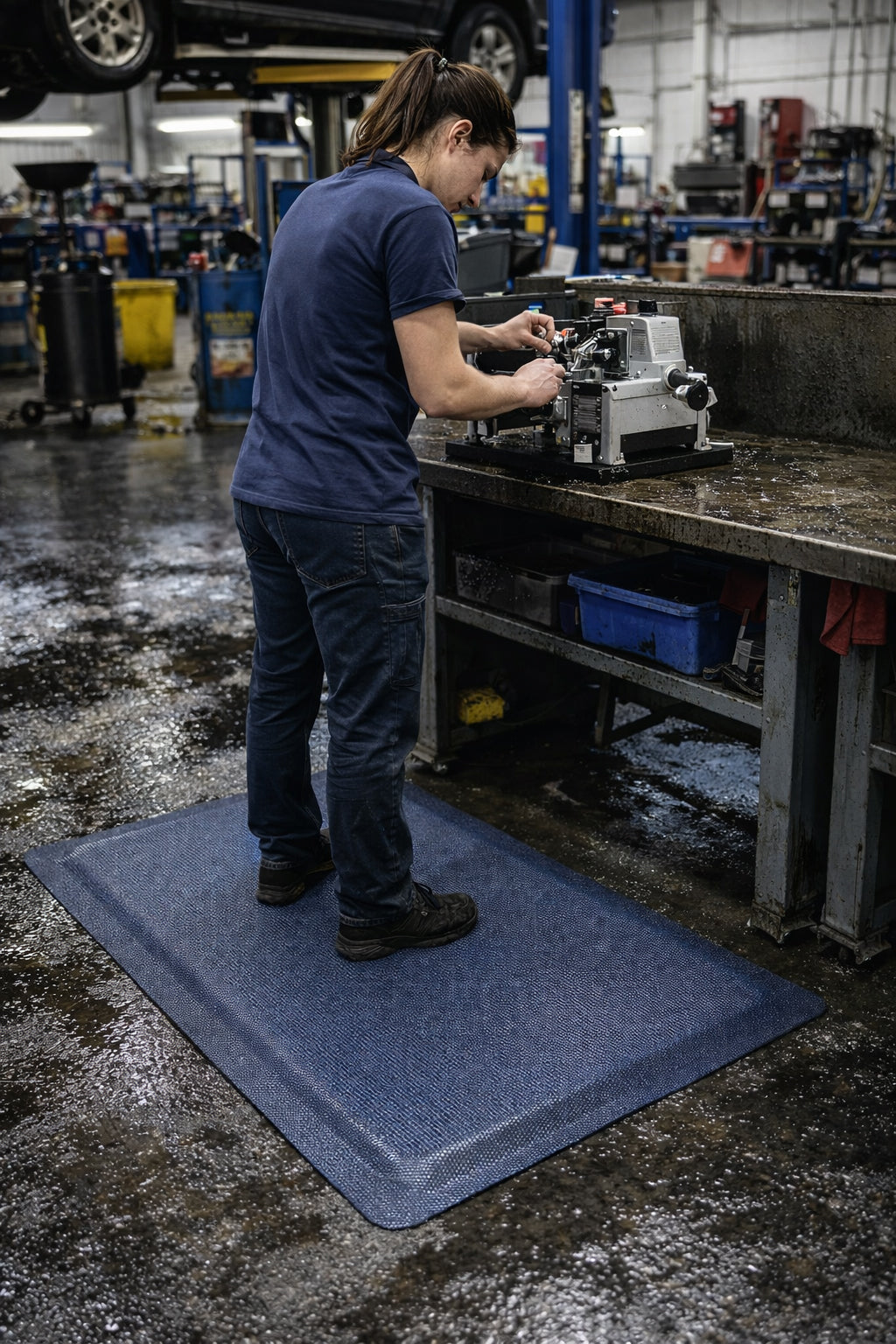 Pyramid Top Knobbed Back Anti-Fatigue