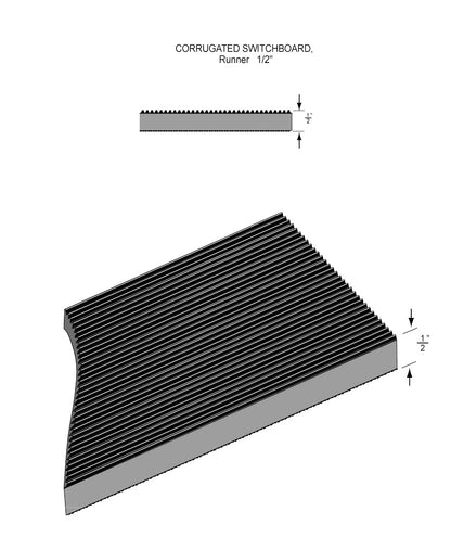 حصائر لوحات التوزيع الكهربائية المموجة (ASTM)