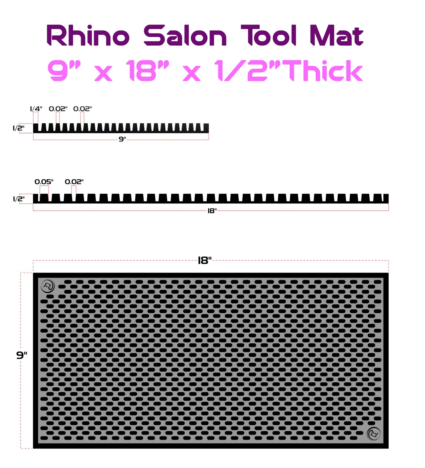 Rhino Salon Tool Mat