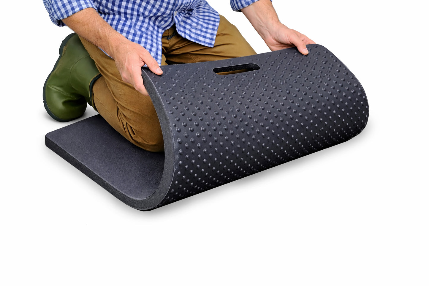 Rhino Knobbed Back Knee Pad® – Heavy-Duty Industrial Kneeling Pad