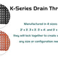 K-Series® Kitchen Drain Thru (Terra Cotta)