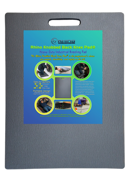 Rodillera industrial de alta resistencia Rhino Knobbed Back Knee Pad®